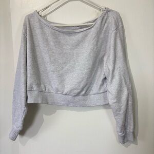 🎉4/30$🎉Garage Heather Gray Cropped Pullover - Size Small